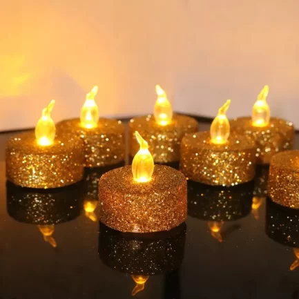 12pcs Flameless LED Tealight Tea Candles
