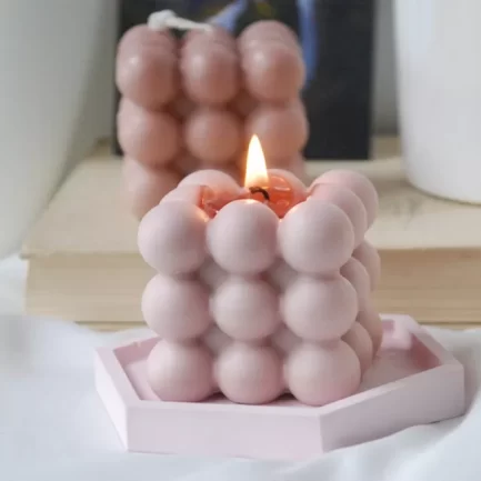 1PC Small Bubble Cube Candle