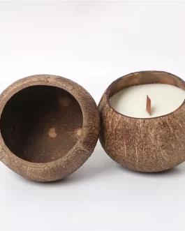 1Pcs Coconut Shell Candle Holder