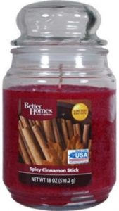 Better Homes & Gardens “ Spicy Cinnamon ” ● Large Candle Jar ● 19 oz
