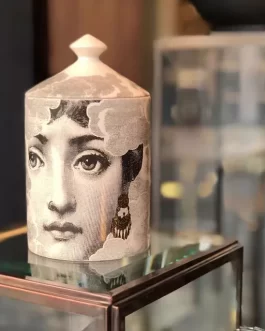 Creative Lady Face Empty Candle Holders Vintage Bottle Decorative Ceramic Storage Jar
