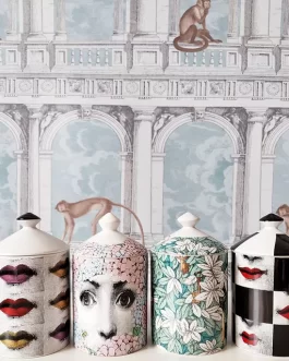 Creative Lady Face Empty Candle Holders Vintage Bottle Decorative Ceramic Storage Jar