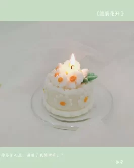 “Daisy Blossoms” Original Niche Handmade Aromatherapy Candle