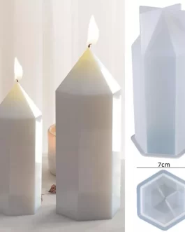 Hexagonal Cone Cylinder Candle