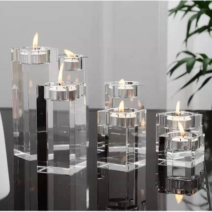 Home Decorations Candlestick Wedding Idea K9 Crystal Candle
