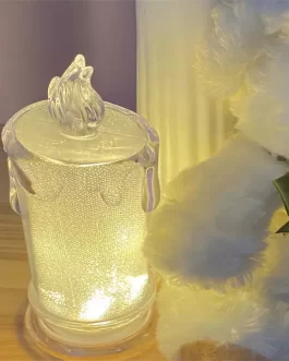 LED Crystal Glow Candle Light Simulation