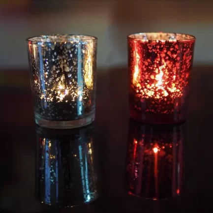 Modern Glass Tea Light Holder Candle Votive Candlestick