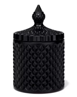 New Black Candle Jar With Lid Scented Candle