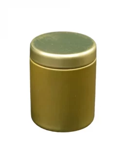 Round Metal Tin Box Candle