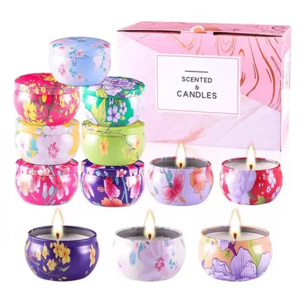 Aromatherapy Candles With Portable Travel Tin